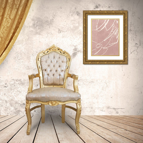 Tactile Reflex II Gold Ornate Wood Framed Art Print with Double Matting by Parker, Jennifer Paxton