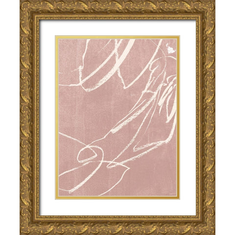 Tactile Reflex II Gold Ornate Wood Framed Art Print with Double Matting by Parker, Jennifer Paxton
