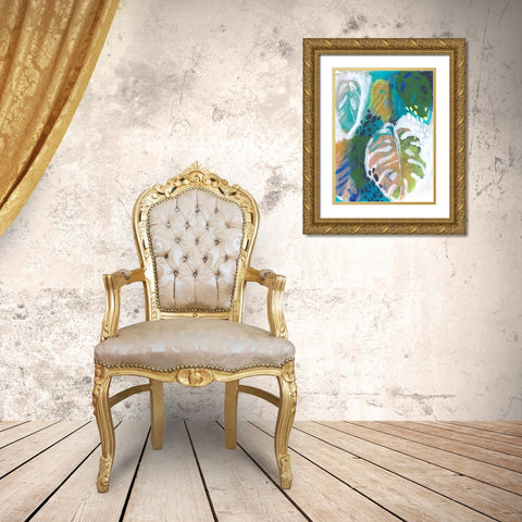 Hazy Jungle I Gold Ornate Wood Framed Art Print with Double Matting by Parker, Jennifer Paxton