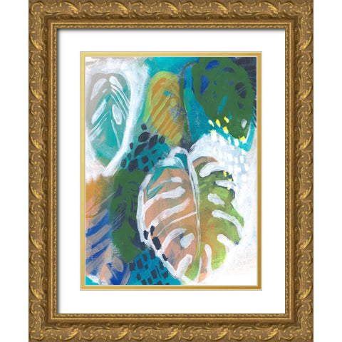 Hazy Jungle I Gold Ornate Wood Framed Art Print with Double Matting by Parker, Jennifer Paxton