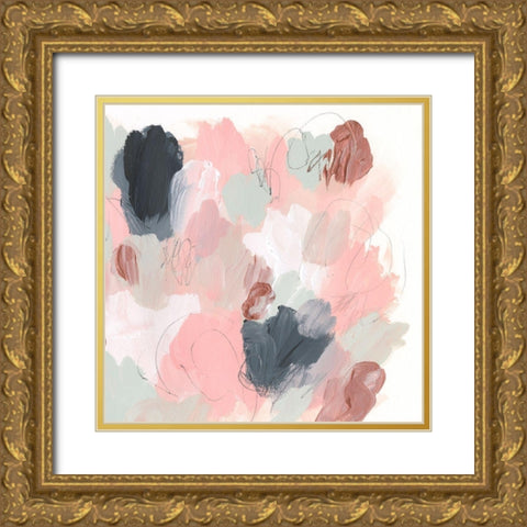 Ericas Bouquet I Gold Ornate Wood Framed Art Print with Double Matting by Parker, Jennifer Paxton
