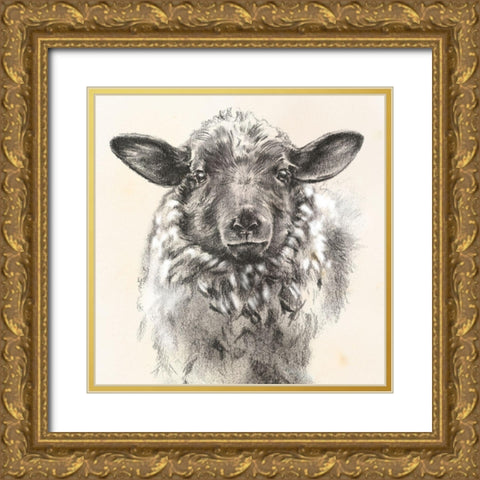 Farm Portrait II Gold Ornate Wood Framed Art Print with Double Matting by Parker, Jennifer Paxton