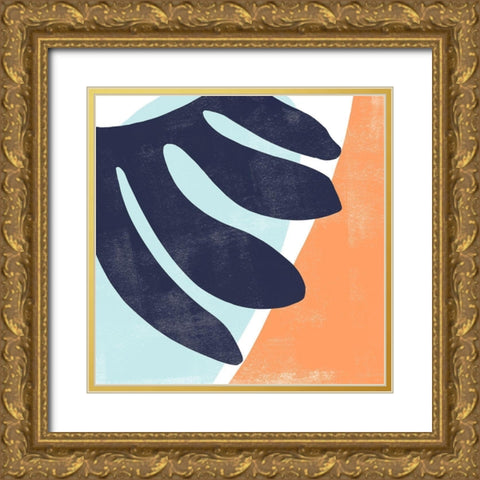 Bright Wave I Gold Ornate Wood Framed Art Print with Double Matting by Scarvey, Emma