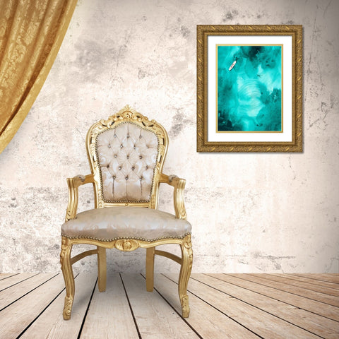 On the Outside I Gold Ornate Wood Framed Art Print with Double Matting by Parker, Jennifer Paxton