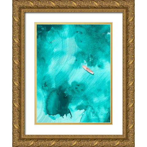 On the Outside II Gold Ornate Wood Framed Art Print with Double Matting by Parker, Jennifer Paxton