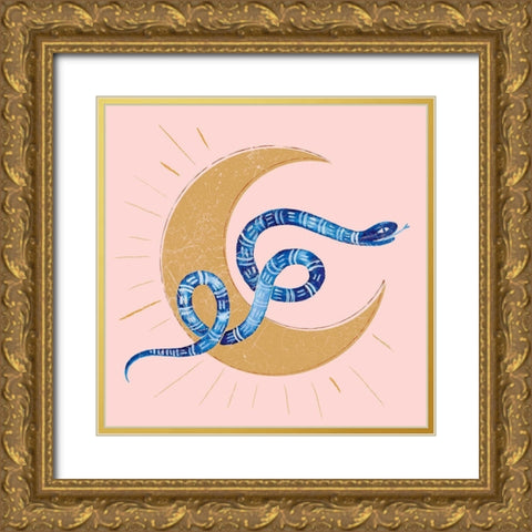 Elemental Earth I Gold Ornate Wood Framed Art Print with Double Matting by Parker, Jennifer Paxton