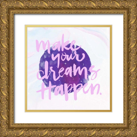 Magical Graduation II Gold Ornate Wood Framed Art Print with Double Matting by Parker, Jennifer Paxton
