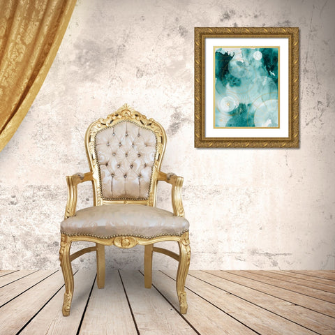Magical Graduation Stars I Gold Ornate Wood Framed Art Print with Double Matting by Parker, Jennifer Paxton