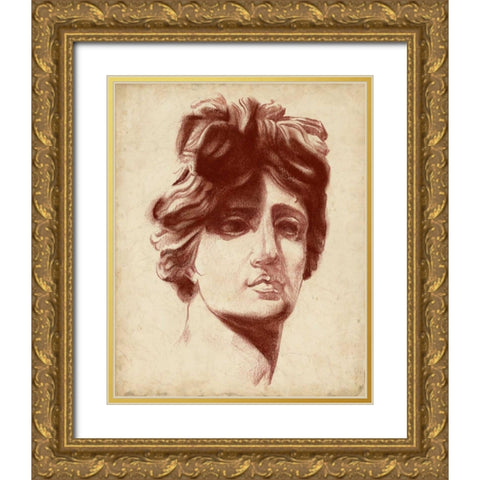 Statuesque Study I Gold Ornate Wood Framed Art Print with Double Matting by Parker, Jennifer Paxton