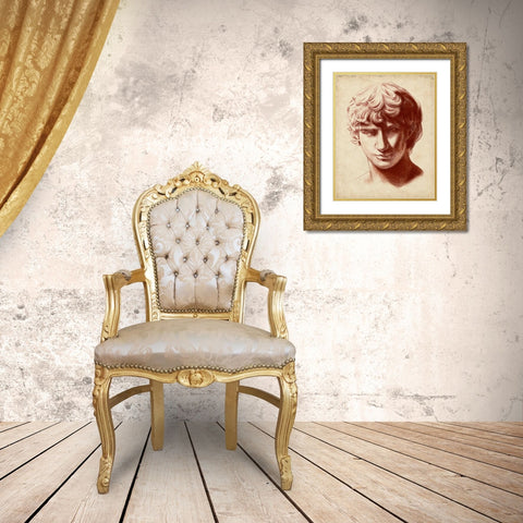 Statuesque Study II Gold Ornate Wood Framed Art Print with Double Matting by Parker, Jennifer Paxton