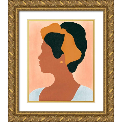 Hang Loose I Gold Ornate Wood Framed Art Print with Double Matting by Warren, Annie