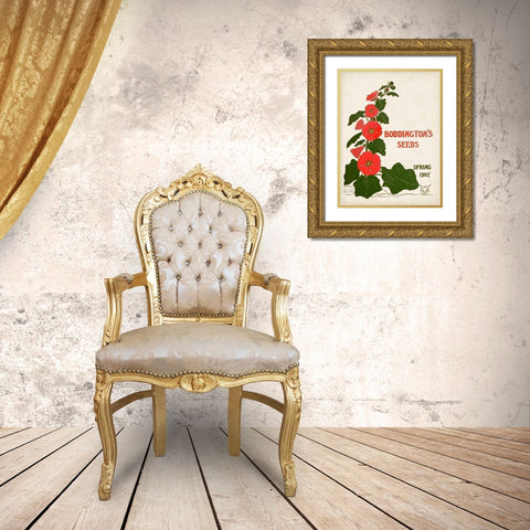 Antique Seed Packets I Gold Ornate Wood Framed Art Print with Double Matting by Unknown