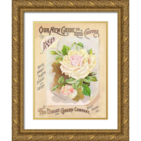 Antique Seed Packets IX Gold Ornate Wood Framed Art Print with Double Matting by Unknown