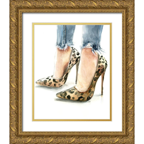 Casual Friday II Gold Ornate Wood Framed Art Print with Double Matting by Parker, Jennifer Paxton