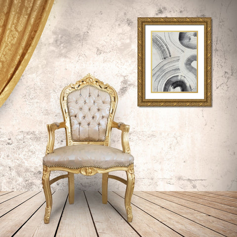 Zen Flow II Gold Ornate Wood Framed Art Print with Double Matting by Parker, Jennifer Paxton