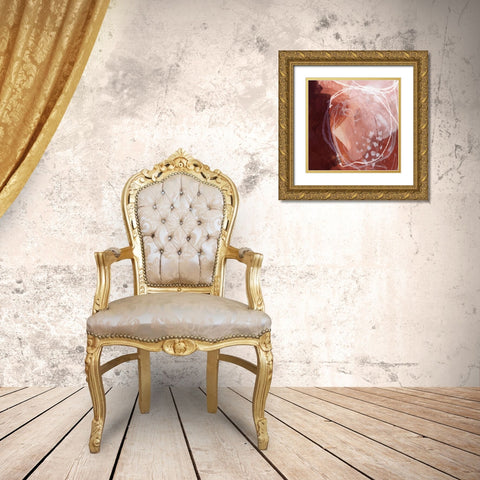 Earthen Orbs I Gold Ornate Wood Framed Art Print with Double Matting by Parker, Jennifer Paxton