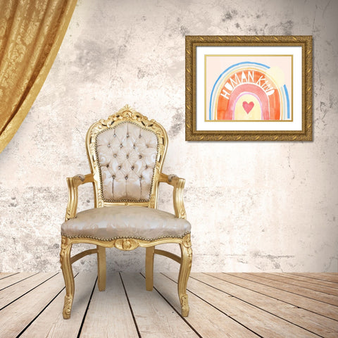 Human Kind I Gold Ornate Wood Framed Art Print with Double Matting by Parker, Jennifer Paxton