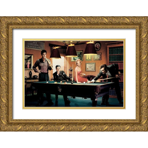 Legal Action Gold Ornate Wood Framed Art Print with Double Matting by Consani, Chris