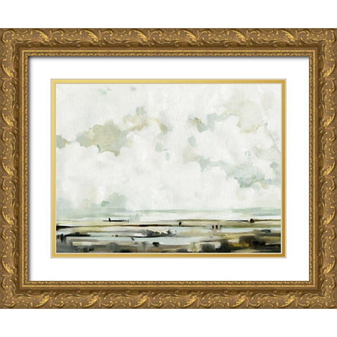 Quiet Moors II Gold Ornate Wood Framed Art Print with Double Matting by Caroline, Emma