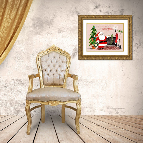 Get Bliztened I Gold Ornate Wood Framed Art Print with Double Matting by Parker, Jennifer Paxton