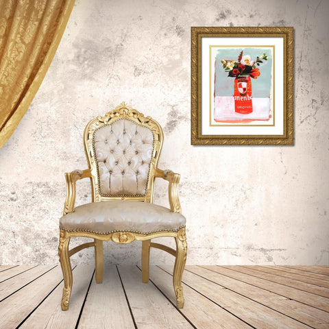 Centerpiece I Gold Ornate Wood Framed Art Print with Double Matting by Parker, Jennifer Paxton