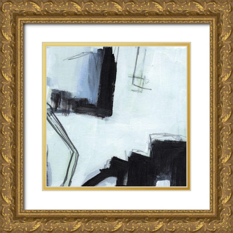 Fractal Sky I Gold Ornate Wood Framed Art Print with Double Matting by Parker, Jennifer Paxton