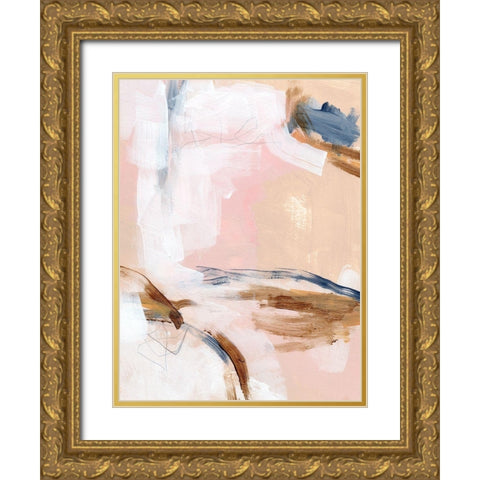 Salt Flat Tracks I Gold Ornate Wood Framed Art Print with Double Matting by Parker, Jennifer Paxton
