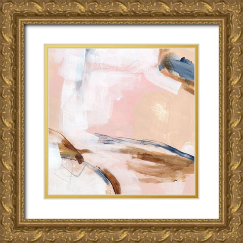 Salt Flat Tracks IV Gold Ornate Wood Framed Art Print with Double Matting by Parker, Jennifer Paxton