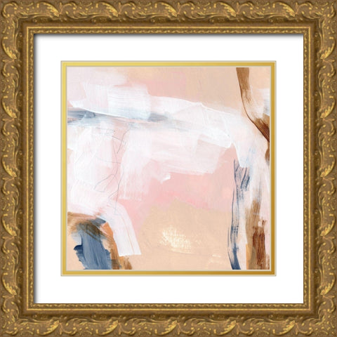 Salt Flat Tracks V Gold Ornate Wood Framed Art Print with Double Matting by Parker, Jennifer Paxton