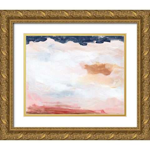 Dusk Clouds II Gold Ornate Wood Framed Art Print with Double Matting by Parker, Jennifer Paxton