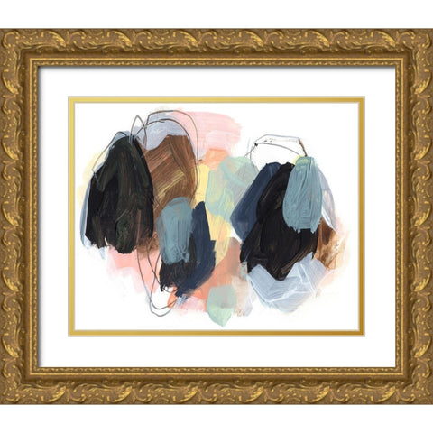 Boulders I Gold Ornate Wood Framed Art Print with Double Matting by Parker, Jennifer Paxton