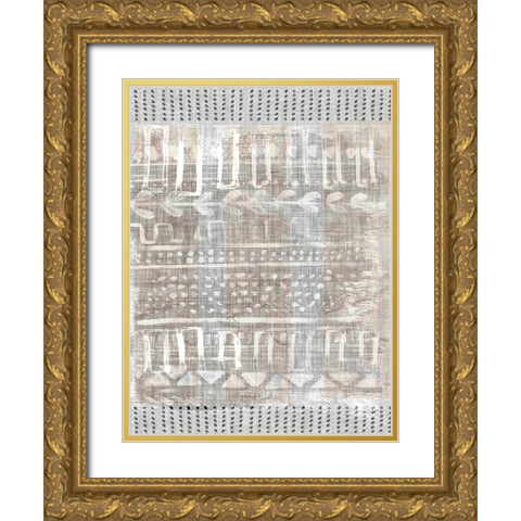Traders Tapestry IV Gold Ornate Wood Framed Art Print with Double Matting by Parker, Jennifer Paxton