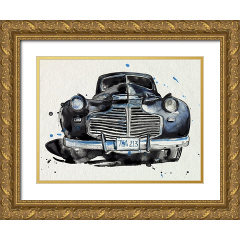 Headlights I Gold Ornate Wood Framed Art Print with Double Matting by Parker, Jennifer Paxton