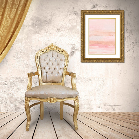 Rose Fade I Gold Ornate Wood Framed Art Print with Double Matting by Scarvey, Emma