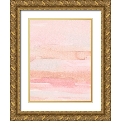 Rose Fade I Gold Ornate Wood Framed Art Print with Double Matting by Scarvey, Emma