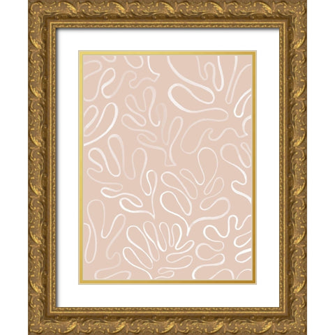 Matisse Pieces IV Gold Ornate Wood Framed Art Print with Double Matting by Popp, Grace