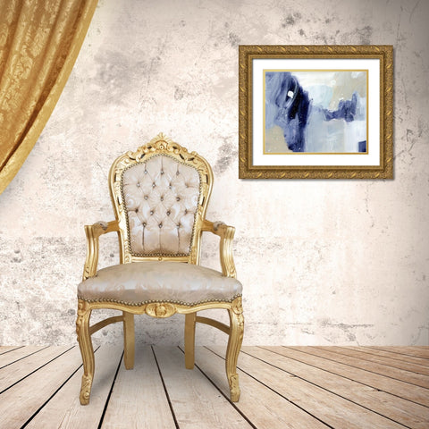 Sky Break I Gold Ornate Wood Framed Art Print with Double Matting by Warren, Annie