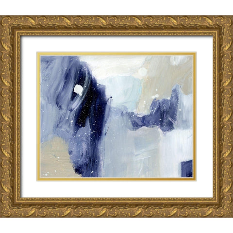 Sky Break I Gold Ornate Wood Framed Art Print with Double Matting by Warren, Annie