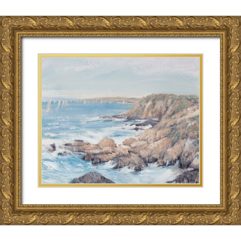 Sound of the Sea II Gold Ornate Wood Framed Art Print with Double Matting by OToole, Tim
