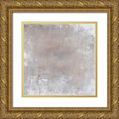 Subtle Texture I Gold Ornate Wood Framed Art Print with Double Matting by OToole, Tim