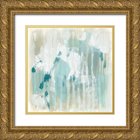 Parallel Mist II Gold Ornate Wood Framed Art Print with Double Matting by Vess, June Erica