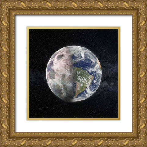 Mother Glow II Gold Ornate Wood Framed Art Print with Double Matting by Popp, Grace