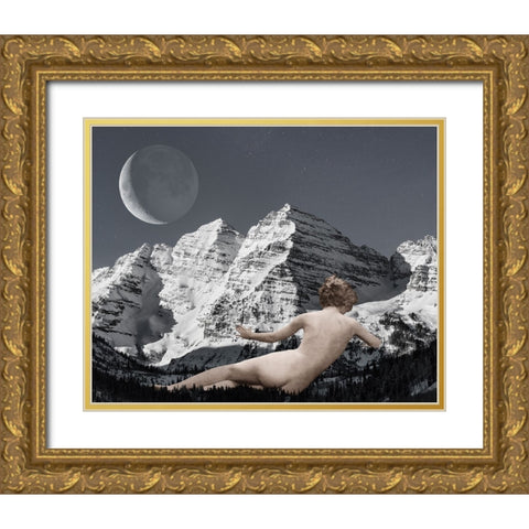 Mountain Maiden I Gold Ornate Wood Framed Art Print with Double Matting by Popp, Grace