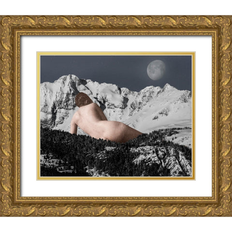 Mountain Maiden II Gold Ornate Wood Framed Art Print with Double Matting by Popp, Grace