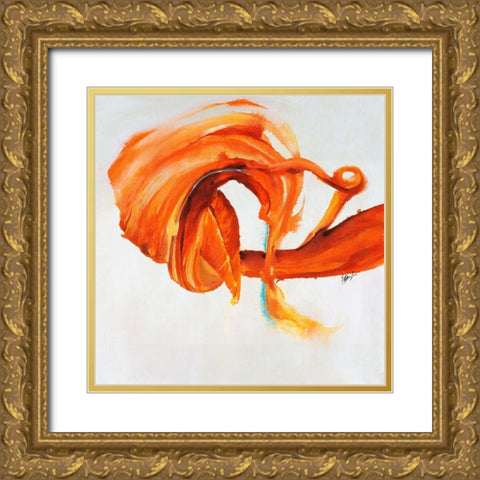 Laffy Taffy I Gold Ornate Wood Framed Art Print with Double Matting by Douglass, Farrell