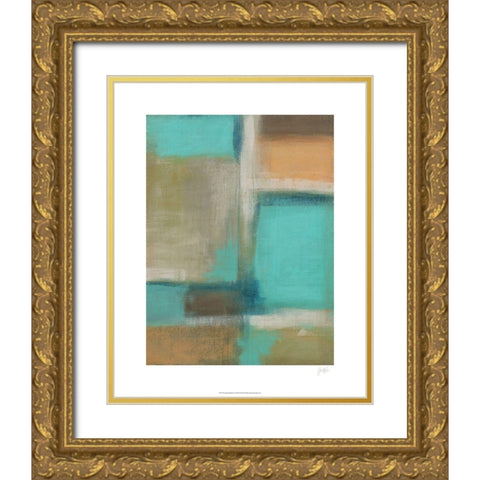 Smoke and Mirrors II Gold Ornate Wood Framed Art Print with Double Matting by Vess, June Erica