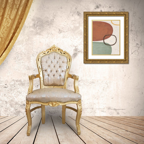 Demitasse VII Gold Ornate Wood Framed Art Print with Double Matting by Vess, June Erica