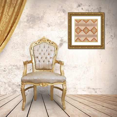 Southwest Inspiration II Gold Ornate Wood Framed Art Print with Double Matting by Meagher, Megan