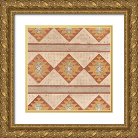 Southwest Inspiration II Gold Ornate Wood Framed Art Print with Double Matting by Meagher, Megan