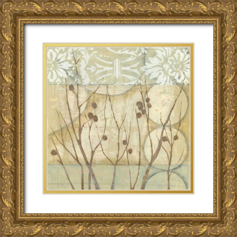 Small Willow and Lace I Gold Ornate Wood Framed Art Print with Double Matting by Goldberger, Jennifer
